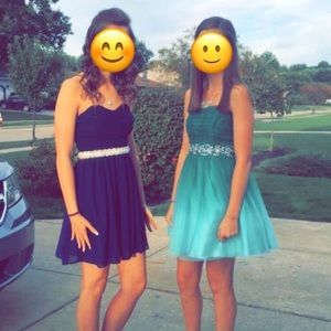 navy blue homecoming/ fancy dress!